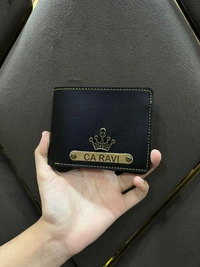 Personalised Name Wallet - BLACK