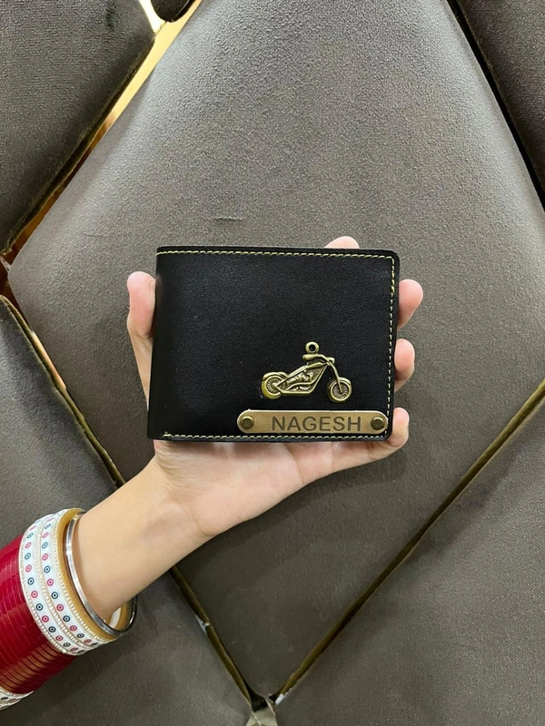 Personalised Name Wallet - BLACK