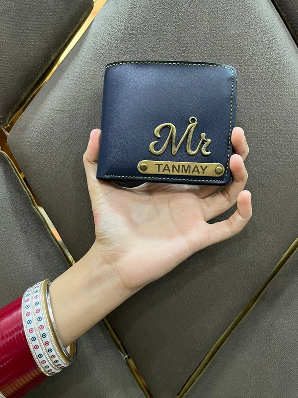 Personalised Name Wallet - BLUE