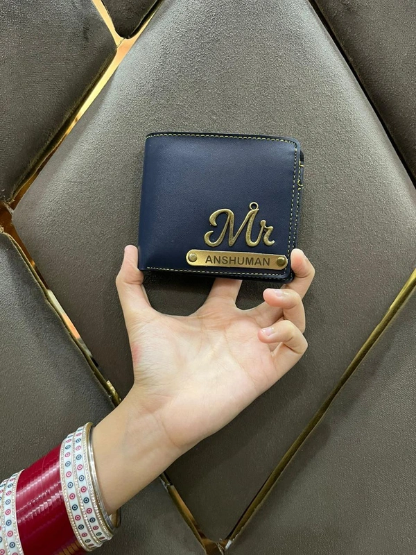 Personalised Name Wallet - BLUE
