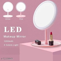 Table Makeup Mirror With LED Light With USB Charging