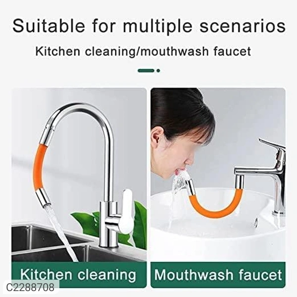 360 Degree Adjustable Sink Drain Extension Tube Faucet