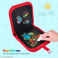Erasable Reusable Drawing Doodle Book With 12 Color Pens & 2 Cleaning Wipes