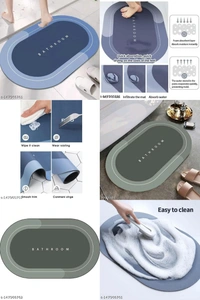 Waterproof Quick Drying Mat For Bathroom Toilet Kitchen 