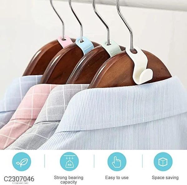 Clothes Hanger Connector Hooks (Pack of 12) - PACK OF 12