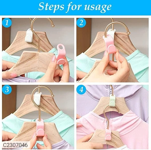 Clothes Hanger Connector Hooks (Pack of 12) - PACK OF 12