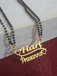 Customised Double Name Pendant