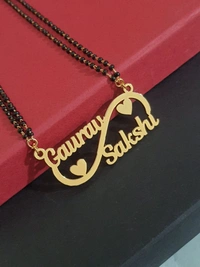Customised Double Name Pendant