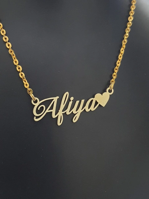 Customised Single Name Pendant