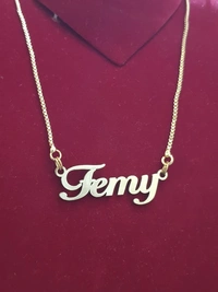 Customised Single Name Pendant