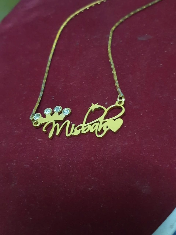 Customised Single Name Pendant