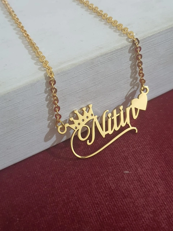 Customised Single Name Pendant