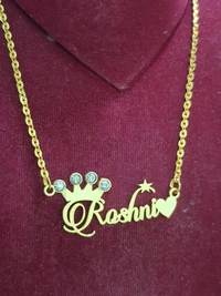 Customised Single Name Pendant