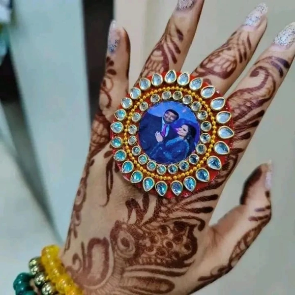 Customised Kundan Ring