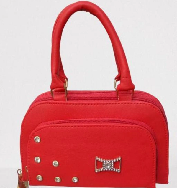 Women Handbags - Red