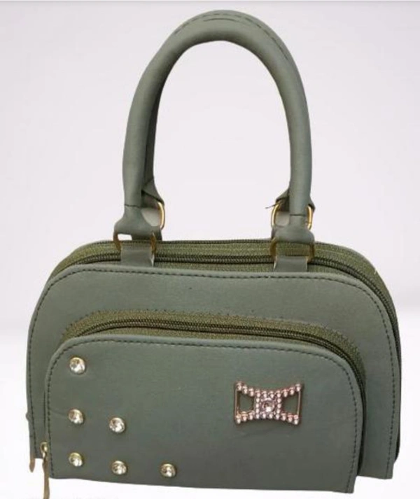 Women Handbags - Silver