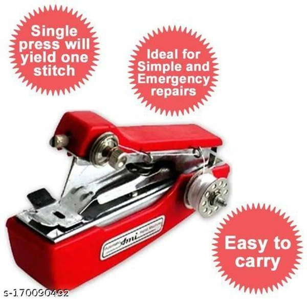Portable Heavy Duty Mini Manual Handheld Sewing Machine