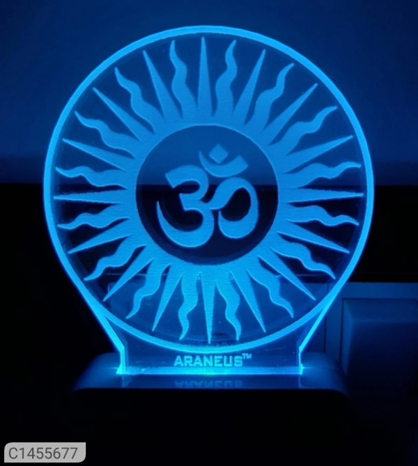 LED 3D Illusion Night Lamp - Om