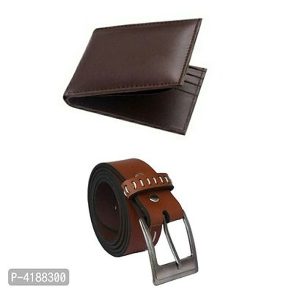 Leather Wallet With Belt Combo - Combo 1