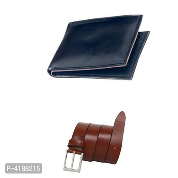 Leather Wallet With Belt Combo - Combo 3