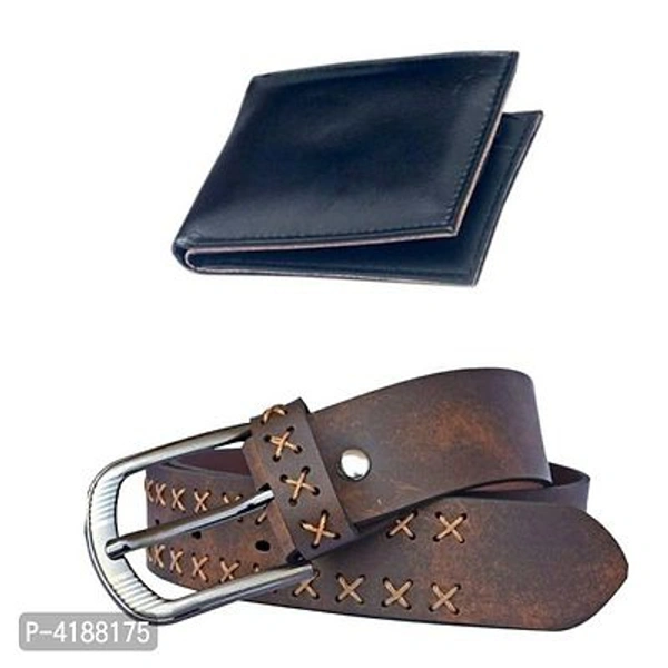 Leather Wallet With Belt Combo - Combo 5