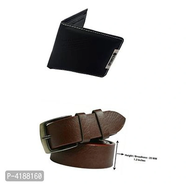 Leather Wallet With Belt Combo - Combo 9