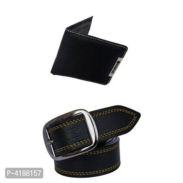 Leather Wallet With Belt Combo - Combo 10