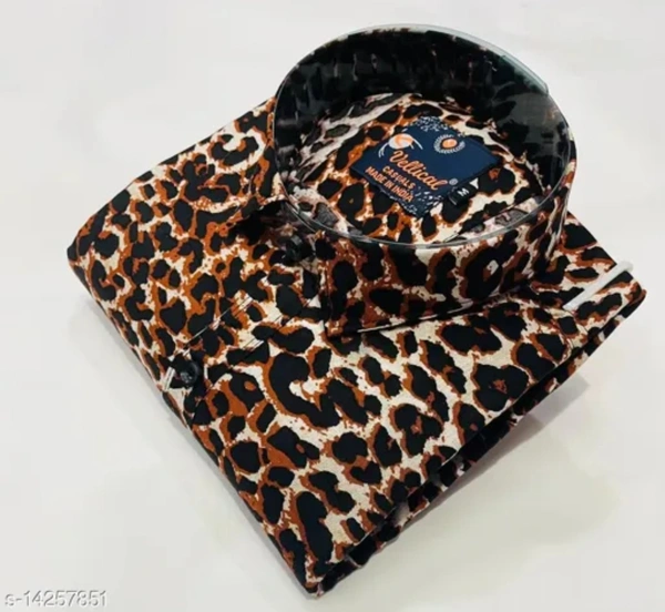 Premium Tiger Printed Full Sleeves Shirts - Medium