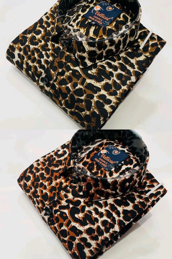 Premium Tiger Printed Full Sleeves Shirts - XXL