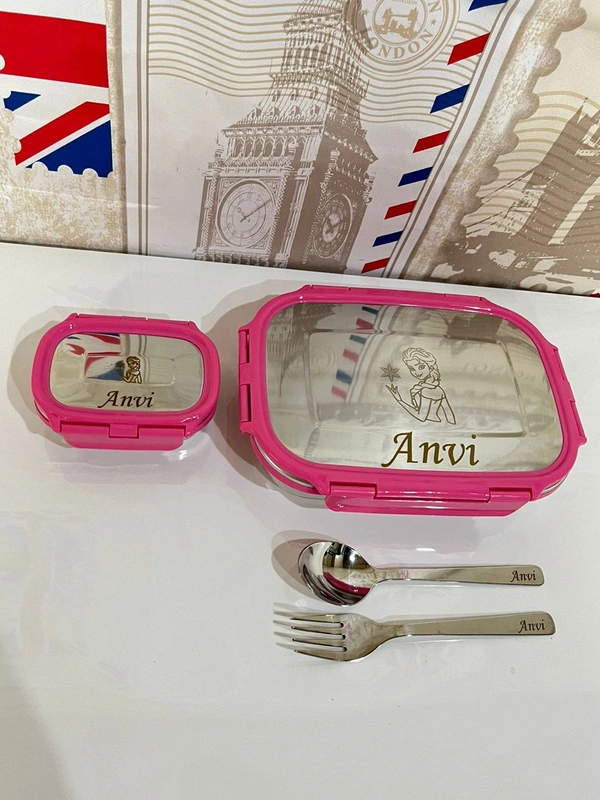 Personalised Lunch Box - Pink