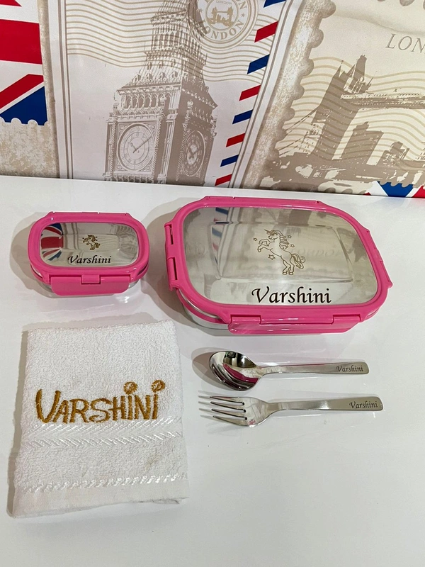 Personalised Lunch Box - Pink