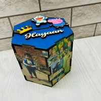 Personalized Piggy Bank - Hexagon Shape