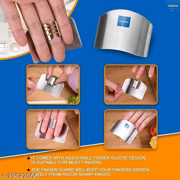 Finger Protector Safe Chopping Hand Guard (Pack Of 2)