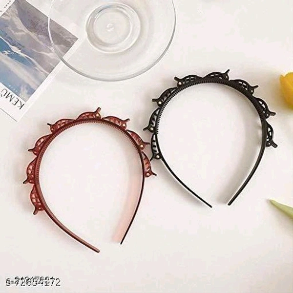 Style Hair Clutcher Band Twister Hairband - PACK OF 2, FREE SIZE