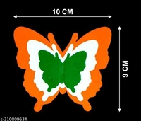 INDEPENDENCE DAY SELF ADHESIVE DECOR BUTTERFLY - PACK OF 50