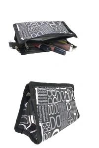 Storage Pouches Makeup/Medicine/Jewellery/Travelling (Pack Of 3) - Black