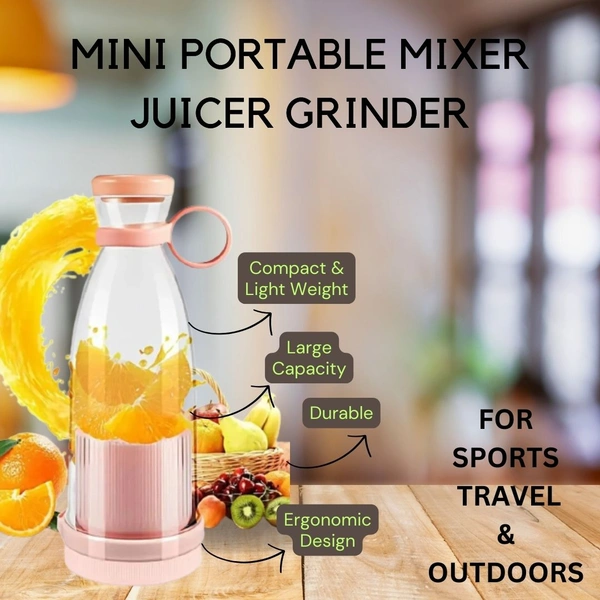 Mini Electric Portable Blender Juicer Mixer With USB Charging