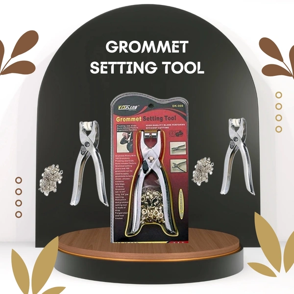 Grommet Eyelet Setting Pliers Tool for Bag Shoes Leather Belt Cloth