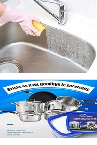 Boom Wash Stainless Steel Oven Cookware Cleaner