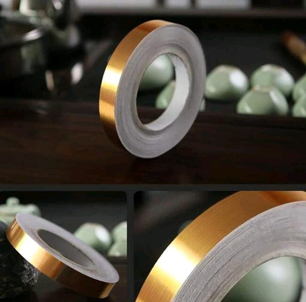 Tiles Gap Filling Waterproof Sticker - 50m, Golden