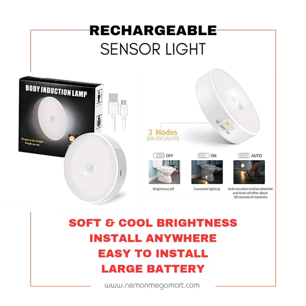 Rechargeable Sensor Light - White