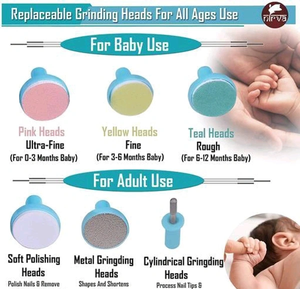 6 In 1 ELECTRIC BABY NAIL TRIMMER KIT