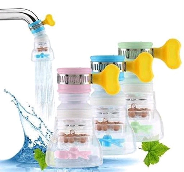 Adjustable Water Filter Shower Head Faucet (Pack Of 3) - PACK OF 3