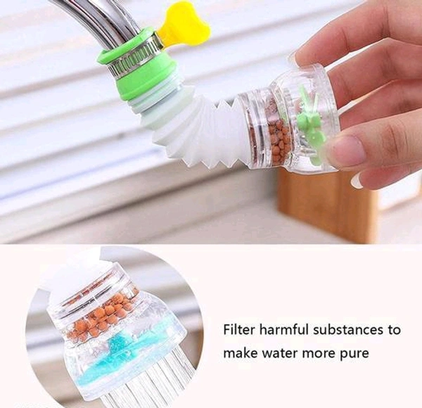 Adjustable Water Filter Shower Head Faucet (Pack Of 3) - PACK OF 3