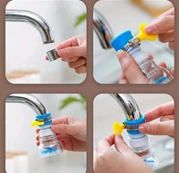 Adjustable Water Filter Shower Head Faucet (Pack Of 3) - PACK OF 3