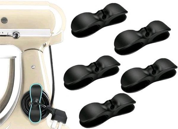 Wire Cord Holder Organizer For Electrical Appliances - PACK OF 5