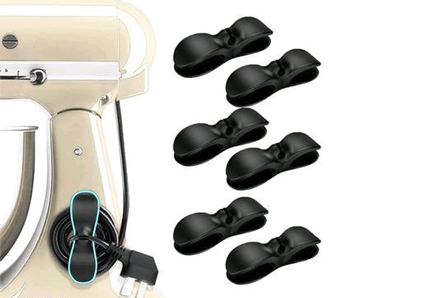 Wire Cord Holder Organizer For Electrical Appliances - PACK OF 6