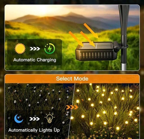Firefly Solar Waterproof LED Lights 