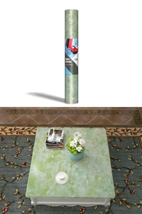 3D SELF ADHESIVE WALLPAPER STICKER - Green