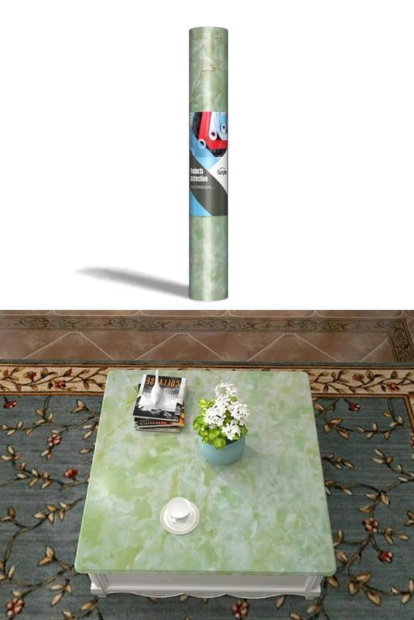 3D SELF ADHESIVE WALLPAPER STICKER - Green
